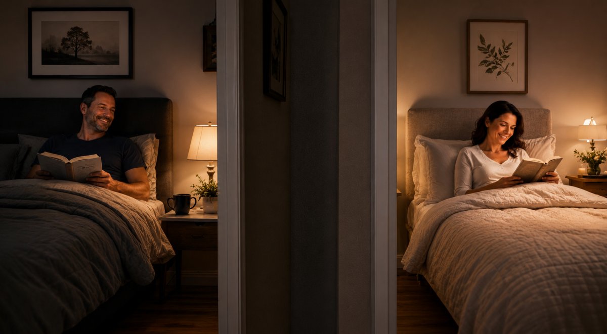 Dormir separado pode fazer bem ao relacionamento?